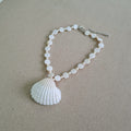 PEARL ELEGANCE CHOKER IN SILVER FINISH