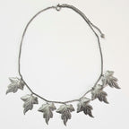 The maple allure necklace by skedio in silver
