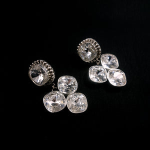 TRIO SPARKLE DROP EARRINGS