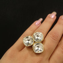 TRIO SPARKLE RING