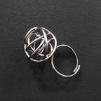 SCRIBBLE TOP RING