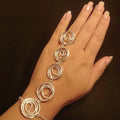 925 SILVER RING BRACELET FROM SCRIBBLES COLLECTION