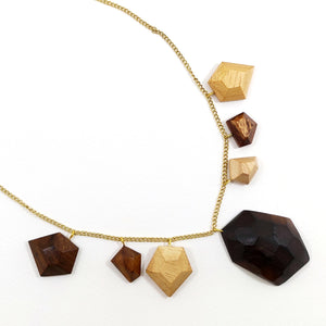 COLLECTIVE ALLURE NECKPIECE HANDCRAFTED IN WOOD