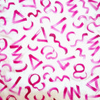 CHERRY STROKES SILK SCARF
