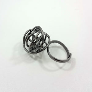 SCRIBBLE TOP RING