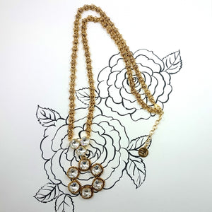 FLORET SPARKLE DROP LARIAT